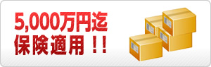 万一の場合は最高300万円まで保険適用！